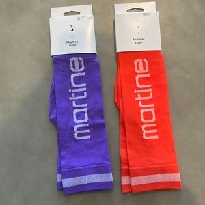 Nike x Martine Rose purple and orange socks. Come together NWT